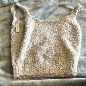 Skims Beige PajamaTank Top